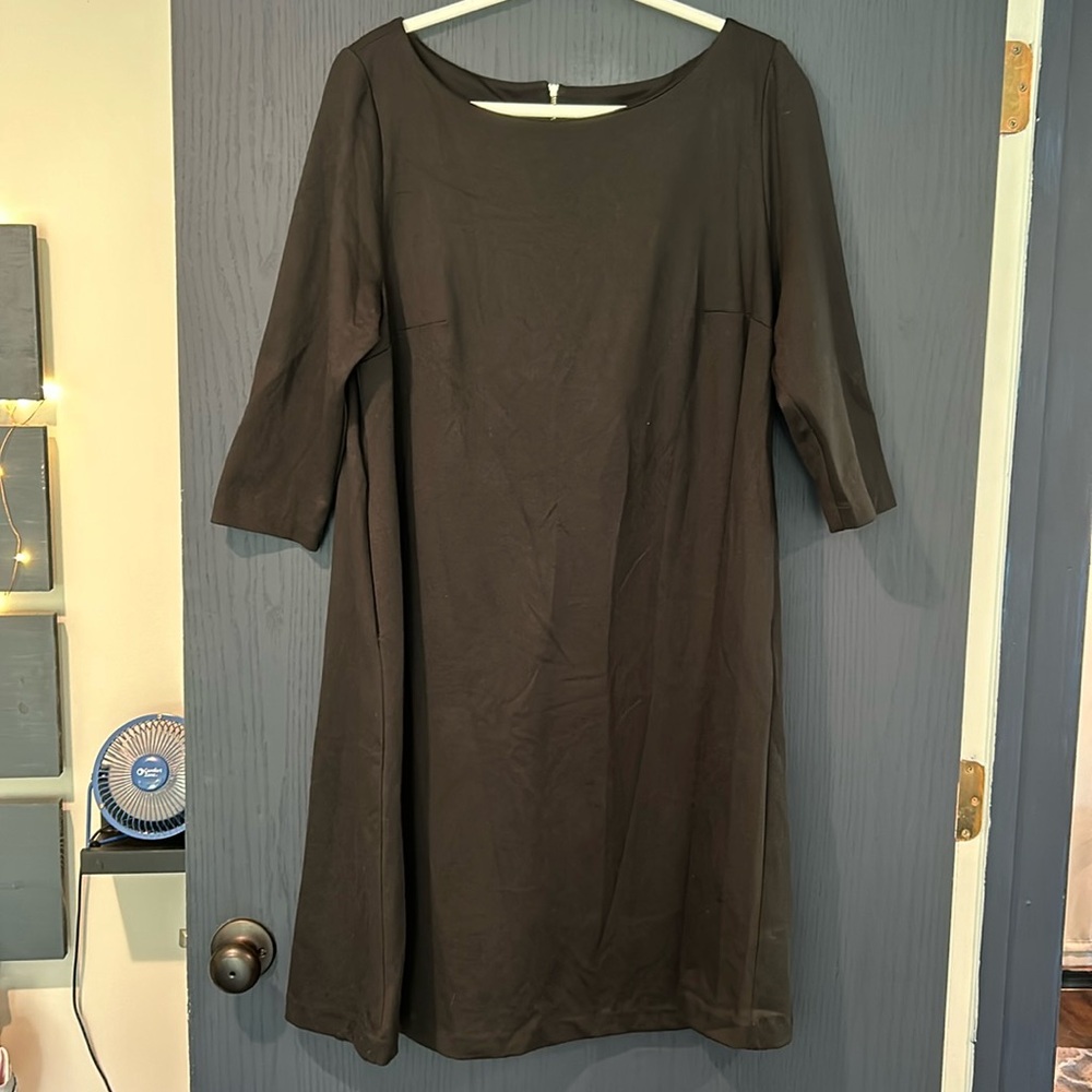 Lane Bryant 14/16 black dress with pockets! 🥂 sale!
